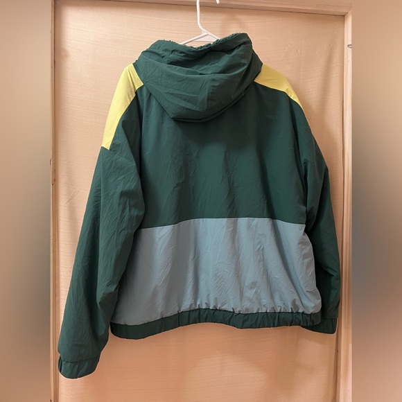 Alpine Design Forest Green and Yellow Outerwear Winter Jacket Fuzzy Warm - Picture 9 of 10